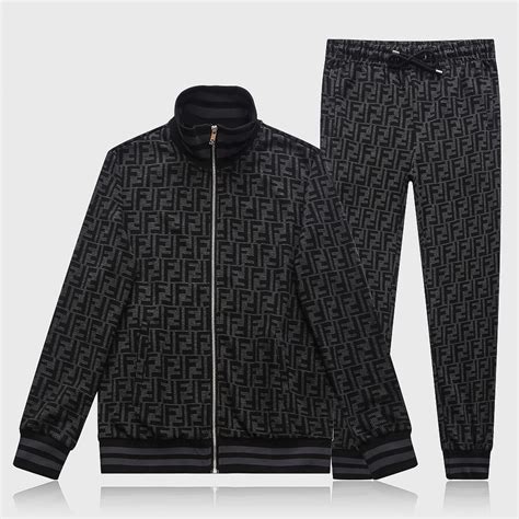 fake fendi hoodie men|men's fendi tracksuit.